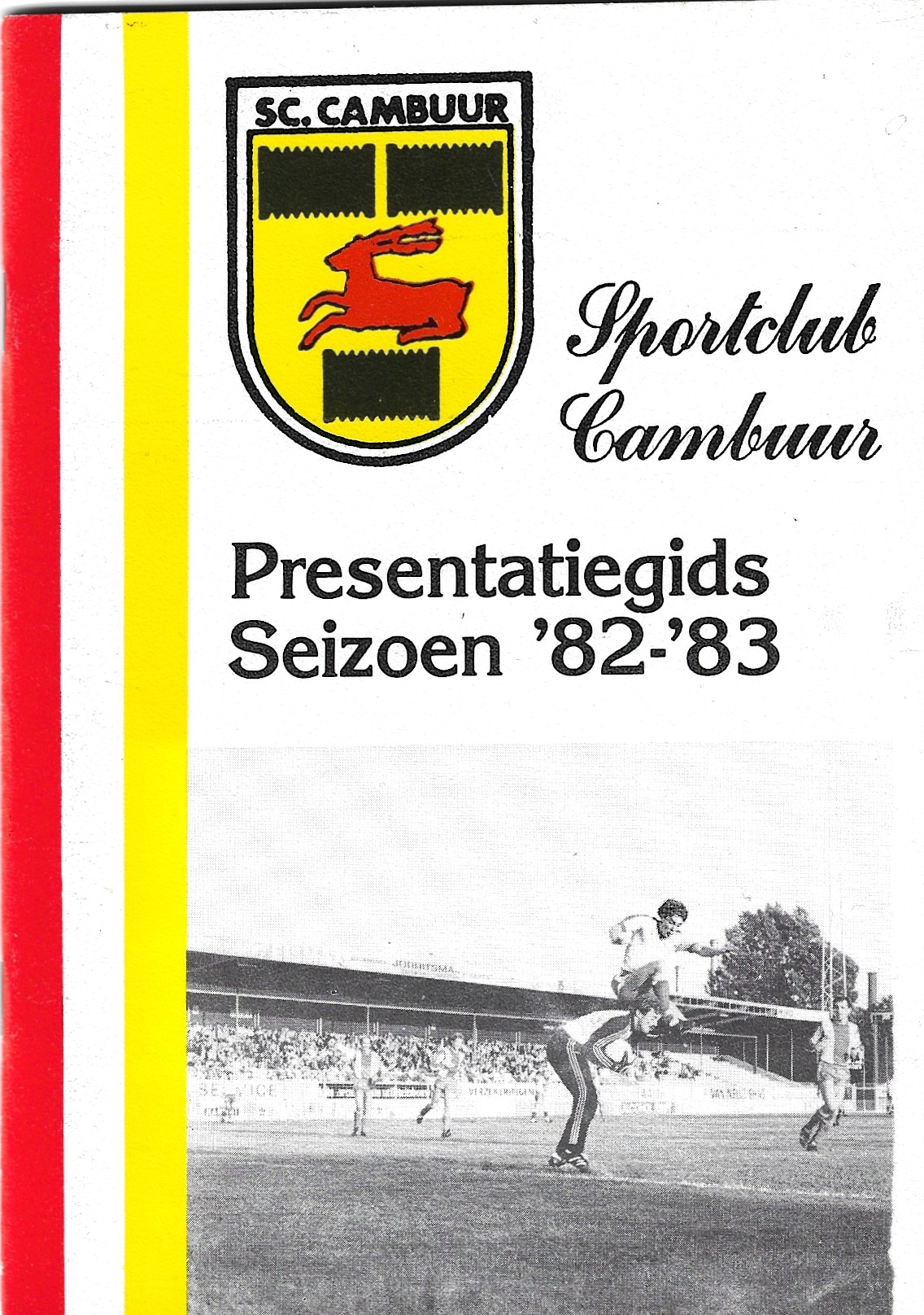 Sportclub Cambuur Presentatiegids Seizoen '82-'83 - Clubgegevens